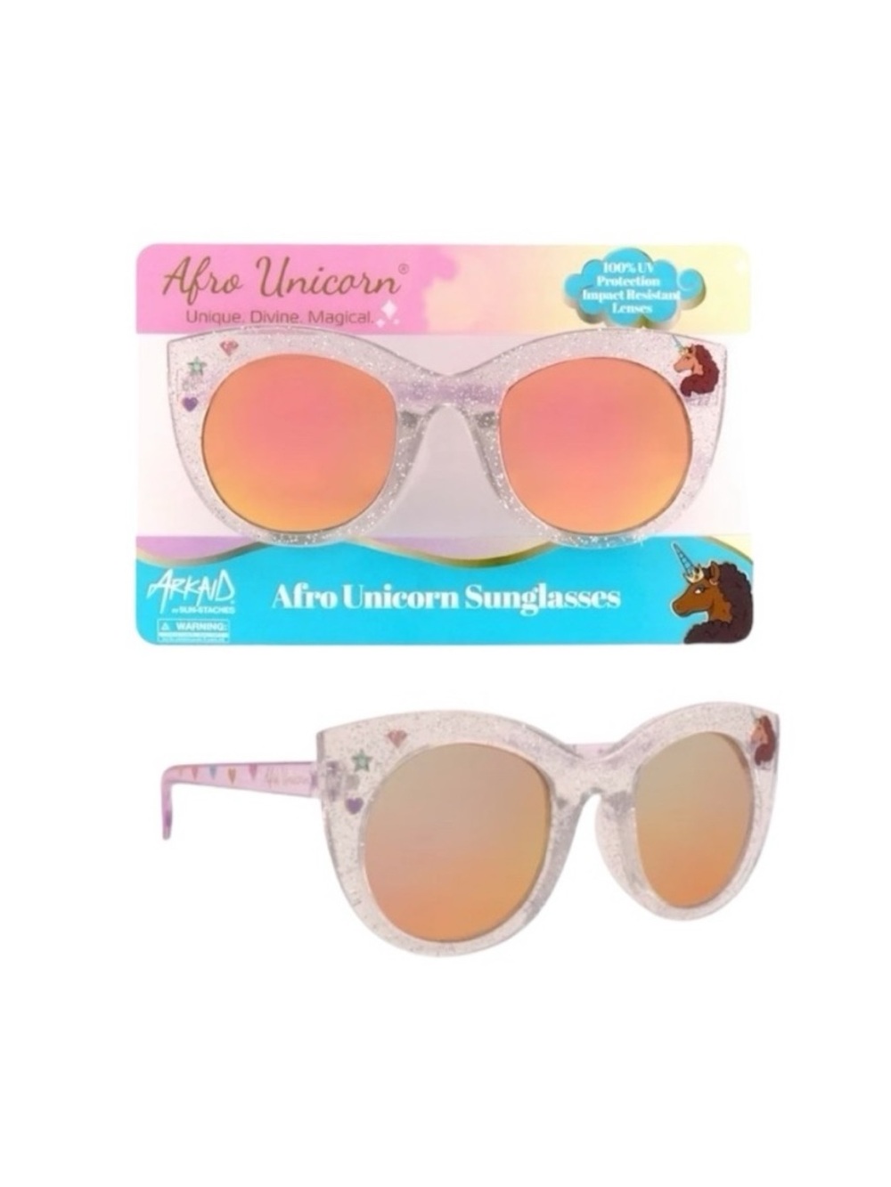Afro Unicorn Cat Eye Sunglasses